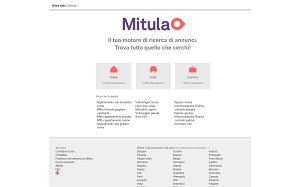 Il sito online di Mitula