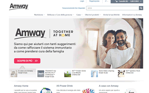 Il sito online di Amway
