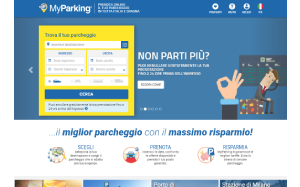 Il sito online di MyParking