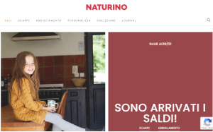 Il sito online di Naturino