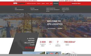 Il sito online di XPO Logistic