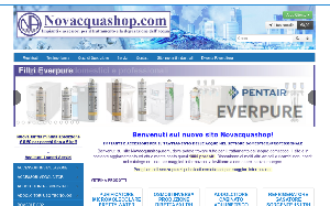 Il sito online di Novacquashop