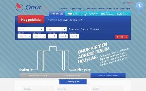 Il sito online di Onur Air