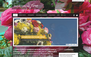Il sito online di Carnevale Sanremo