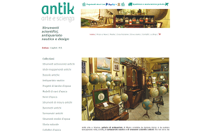 Il sito online di Antik Arte e Scienza