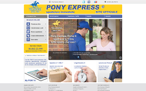 Il sito online di PONY EXPRESS ROMA