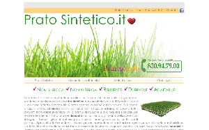 Il sito online di Prato sintetico