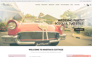 Il sito online di Martha's Cottage