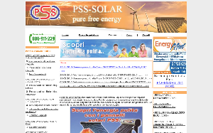 Il sito online di PSS Solar