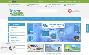 Il sito online di Punto energia shop