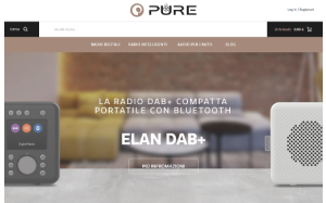Il sito online di Pure