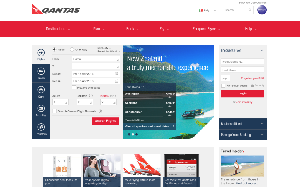 Il sito online di Qantas